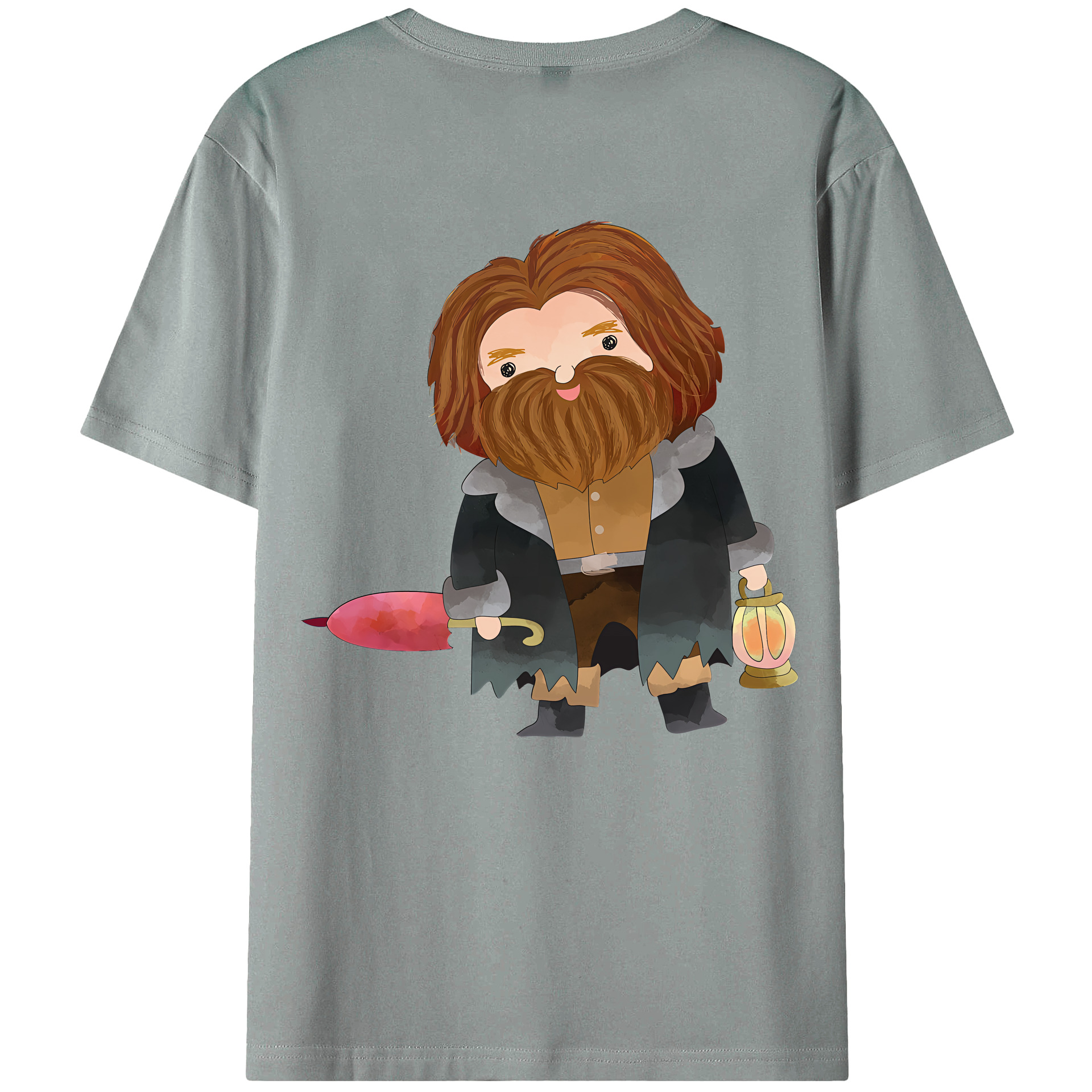 （画像用） Harry Potter ハリー・ポッターシリーズ 綿100％ メンズ半袖Tシャツ（バックプリント） 通気性